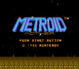 Metroid - mOTHER Title Screen